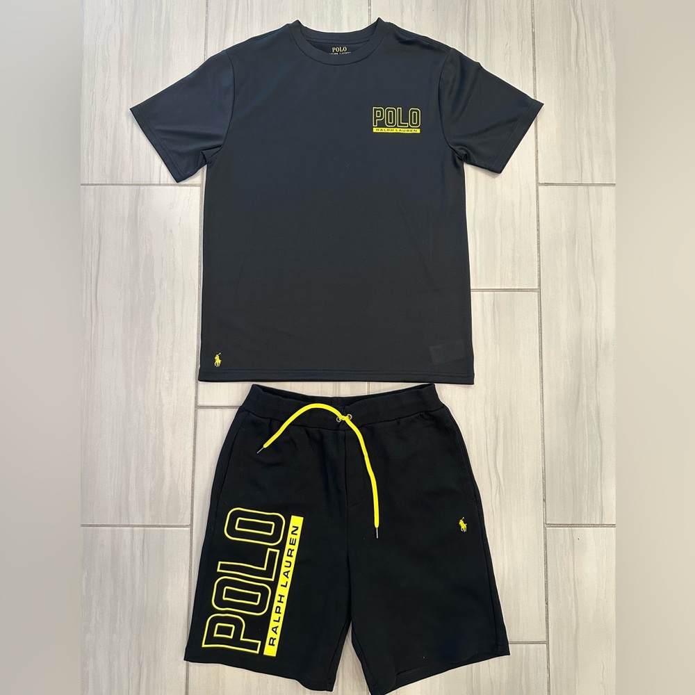 Boy’s Size Large (14-16) Polo Ralph Lauren Coord Shorts & Shirt Set - Like New